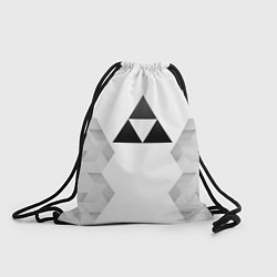 Рюкзак-мешок Zelda white poly, цвет: 3D-принт