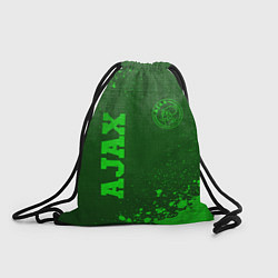 Рюкзак-мешок Ajax - green gradient вертикально, цвет: 3D-принт