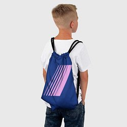 Рюкзак-мешок Цветная полоса, цвет: 3D-принт — фото 2