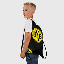 Рюкзак-мешок Borussia полосы, цвет: 3D-принт — фото 2