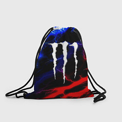 Рюкзак-мешок Monster energy молнии неон, цвет: 3D-принт
