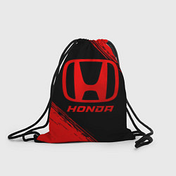 Рюкзак-мешок Honda - red gradient, цвет: 3D-принт