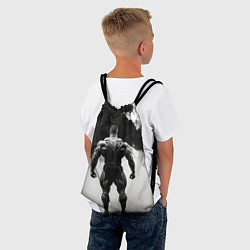 Рюкзак-мешок Бодибилдер и черный дым, цвет: 3D-принт — фото 2