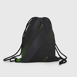 Мешок для обуви Color black green