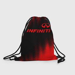 Мешок для обуви Infiniti - red gradient посередине