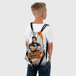 Рюкзак-мешок Сила нигилизма Фридрих Ницше, цвет: 3D-принт — фото 2