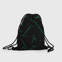Мешок для обуви Color light green line