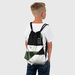 Рюкзак-мешок Tank логотип машины, цвет: 3D-принт — фото 2