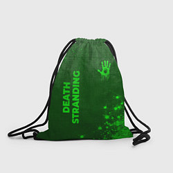 Рюкзак-мешок Death Stranding - green gradient вертикально, цвет: 3D-принт