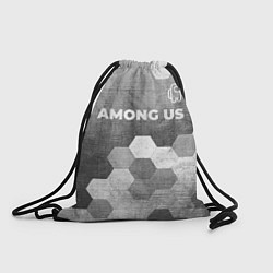 Рюкзак-мешок Among Us - grey gradient посередине, цвет: 3D-принт