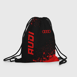 Рюкзак-мешок Audi - red gradient вертикально, цвет: 3D-принт