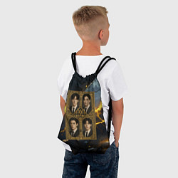 Рюкзак-мешок Astro в золотой рамке, цвет: 3D-принт — фото 2