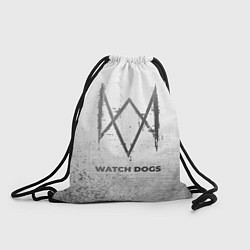 Рюкзак-мешок Watch Dogs - white gradient, цвет: 3D-принт