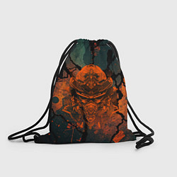 Рюкзак-мешок Шлем кибернетического самурая, цвет: 3D-принт