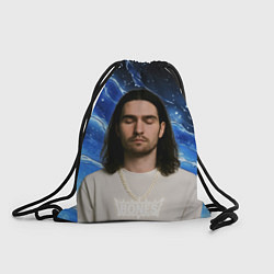 Рюкзак-мешок Bones глаза закрыты, цвет: 3D-принт