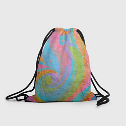 Рюкзак-мешок Абстракция - multicolored curves, цвет: 3D-принт