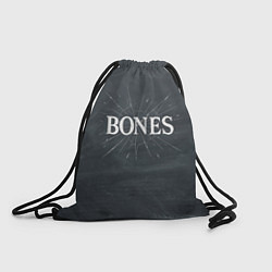 Рюкзак-мешок Bones разбитое стекло, цвет: 3D-принт