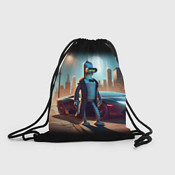 Рюкзак-мешок Бендер с пистолетом - Нью-Йоркская мафия, цвет: 3D-принт