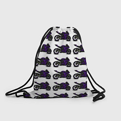 Мешок для обуви The motorcycle is dark purple