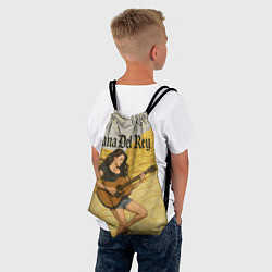 Рюкзак-мешок Lana Del Rey с гитарой, цвет: 3D-принт — фото 2