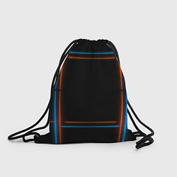 Мешок для обуви Neon black red blue