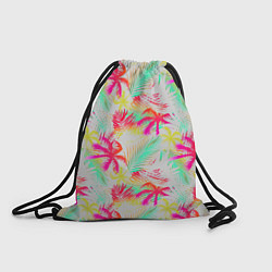 Мешок для обуви Palm yellow pink