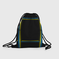Мешок для обуви Neon yellow blue