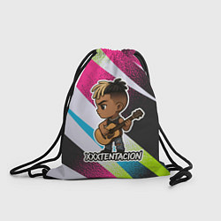 Рюкзак-мешок XXXTentacion в мультяшном стиле, цвет: 3D-принт