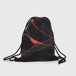 Мешок для обуви Текстура мрамора с красными полосками