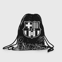 Рюкзак-мешок Barcelona деревья белые ночь, цвет: 3D-принт