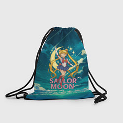 Рюкзак-мешок Sailor Moon на фоне неба, цвет: 3D-принт
