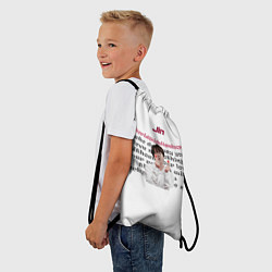 Рюкзак-мешок Джин bts, цвет: 3D-принт — фото 2
