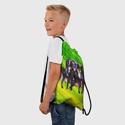 Рюкзак-мешок BTS сидят на диване, цвет: 3D-принт — фото 2