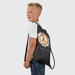 Рюкзак-мешок Symbol Half-Life - lambda in a circle, цвет: 3D-принт — фото 2