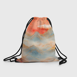 Рюкзак-мешок Японский пейзаж, цвет: 3D-принт