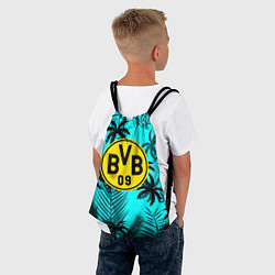 Рюкзак-мешок Borussia неоновые тропики гта, цвет: 3D-принт — фото 2