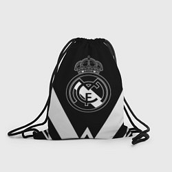 Рюкзак-мешок Real Madrid геометрия спорт, цвет: 3D-принт