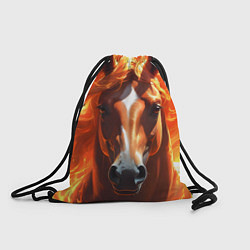 Мешок для обуви Статная огненная лошадь