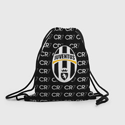 Рюкзак-мешок Juventus sport pattern, цвет: 3D-принт