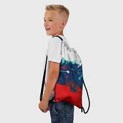 Рюкзак-мешок Триколор РФ, цвет: 3D-принт — фото 2
