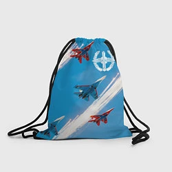 Рюкзак-мешок Самолеты ВВС, цвет: 3D-принт