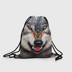 Рюкзак-мешок Взгляд волка, цвет: 3D-принт