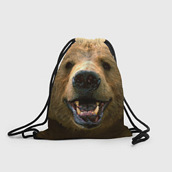 Рюкзак-мешок Взгляд медведя, цвет: 3D-принт