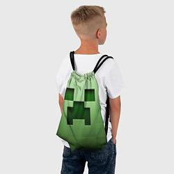 Рюкзак-мешок Creeper Face, цвет: 3D-принт — фото 2