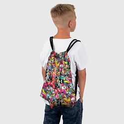 Рюкзак-мешок Стикербомбинг, цвет: 3D-принт — фото 2