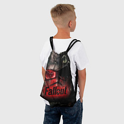 Рюкзак-мешок Fallout Red, цвет: 3D-принт — фото 2