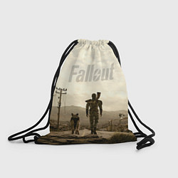 Рюкзак-мешок Fallout City, цвет: 3D-принт