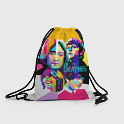 Рюкзак-мешок The Beatles: Poly-art, цвет: 3D-принт