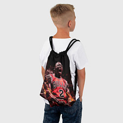 Рюкзак-мешок NBA спорт, цвет: 3D-принт — фото 2
