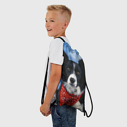 Рюкзак-мешок Бордер-колли, цвет: 3D-принт — фото 2